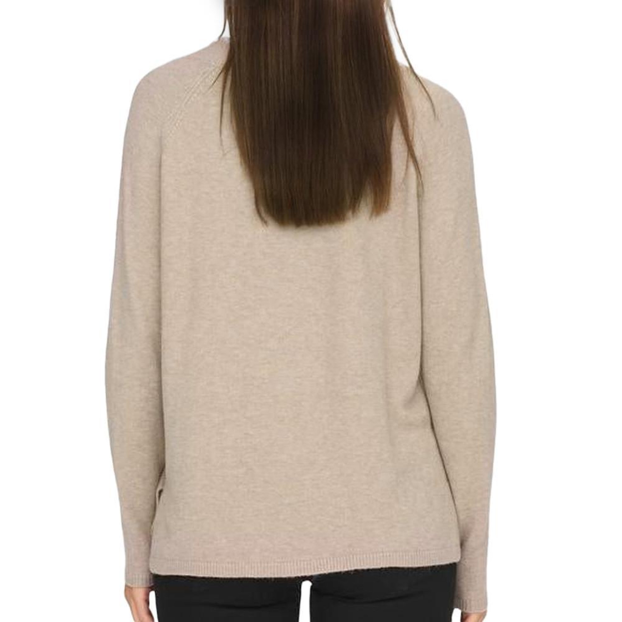 Voir la diapositive 2 : JACQUELINE DE YONG Pull Beige Femme JDY Marco Slit