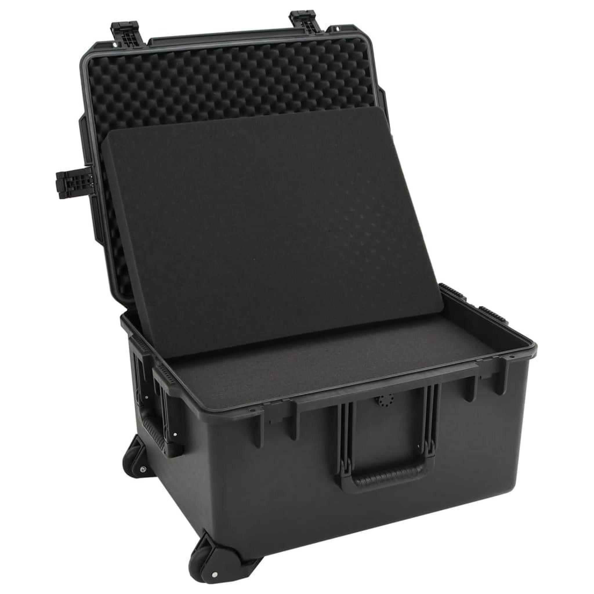 Voir la diapositive 5 : VIDAXL Valise de vol portable Noir 62,5x49,5x37 cm PP