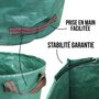 Voir la diapositive 4 : LINXOR Lot de 3 sacs de déchets 500L en PP 150g/m² autoportants