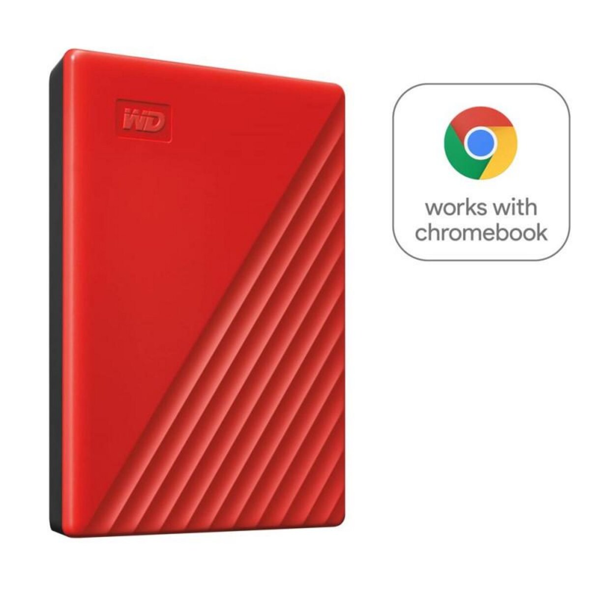 Western Digital Disque Dur Externe Western Digital My Passport 2 To Rouge