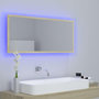 Voir la diapositive 3 : VIDAXL Miroir LED de salle de bain Chene sonoma 100x8,5x37cm Acrylique