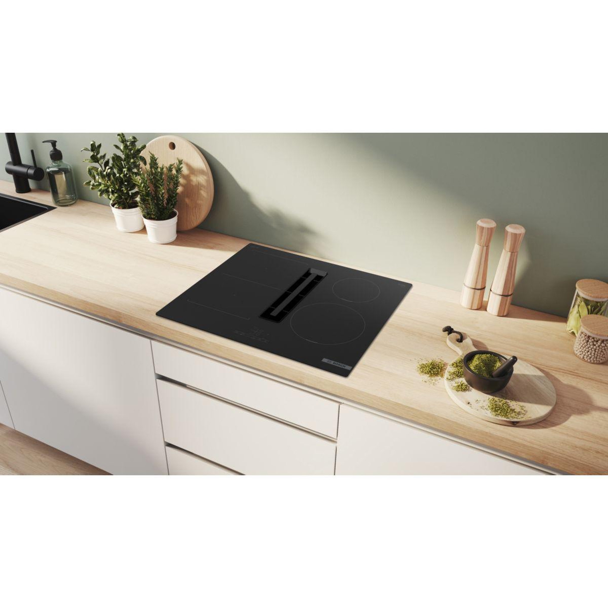Voir la diapositive 3 : BOSCH Plaque induction aspirante pvs611b16e