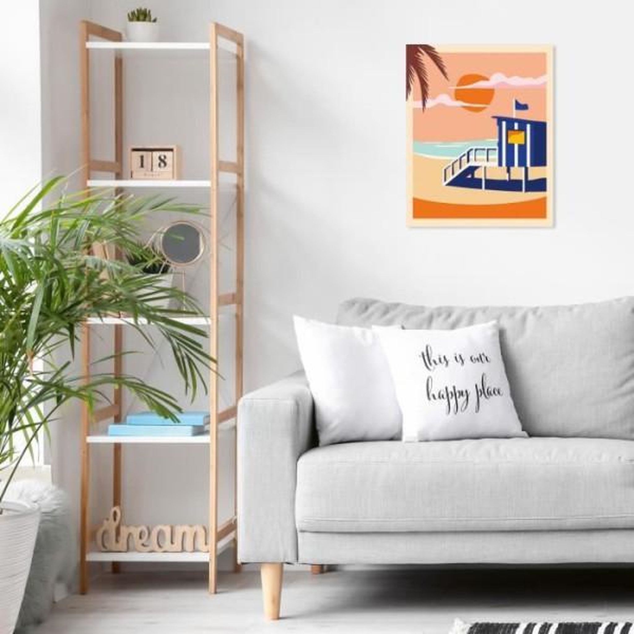 Voir la diapositive 4 : RAVENSBURGER CreArt - 24x30 cm Peinture au numero Motif Plage Cottage
