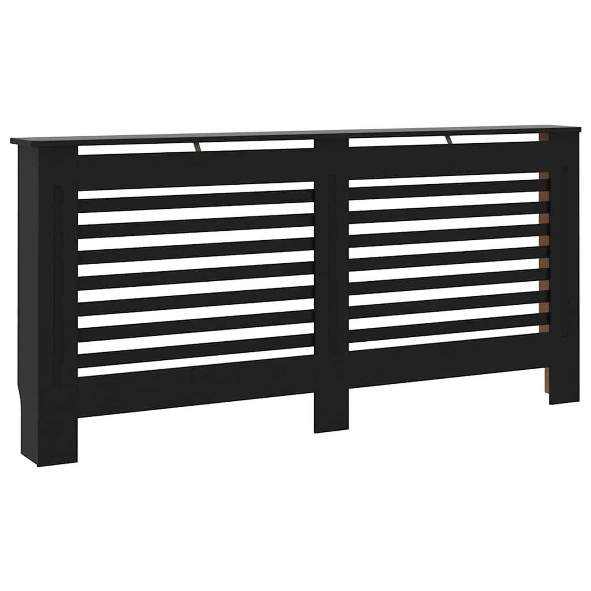 Voir la diapositive 2 : VIDAXL Cache-radiateur noir 172x19x81,5 cm MDF