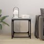Voir la diapositive 3 : VIDAXL Table d'appoint Sonoma gris 40x40x40 cm Bois d'ingenierie