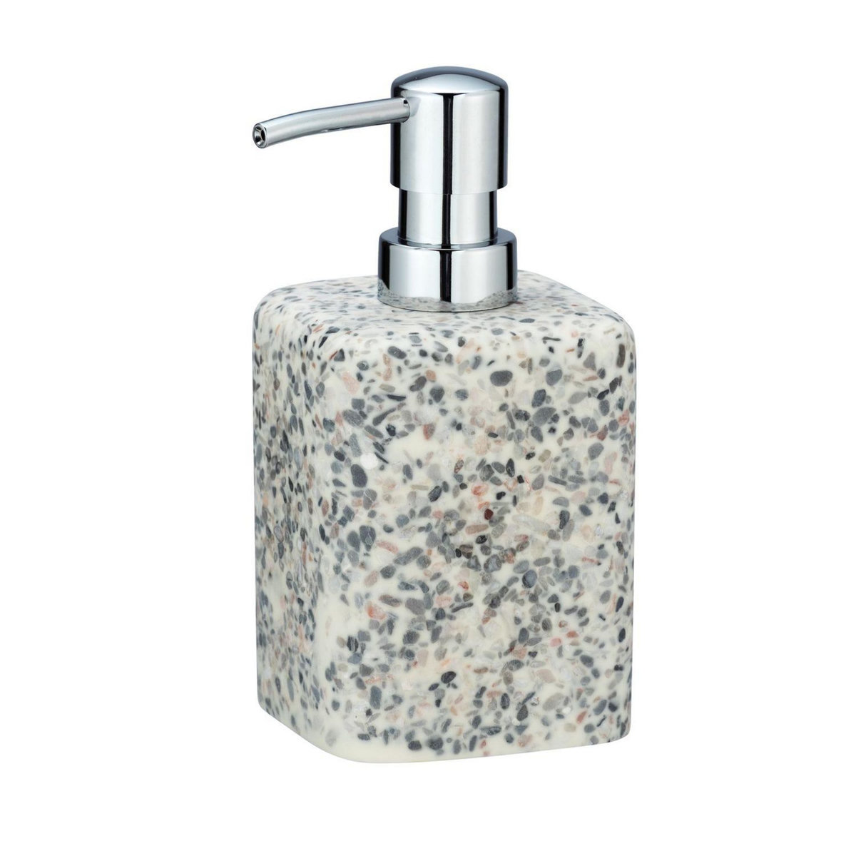 Wenko Distributeur de savon design Terrazzo - Gris