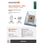 ESSENTIEL B Sac aspirateur EB1840