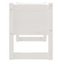 Voir la diapositive 5 : VIDAXL Jardiniere Blanc 78x40x52 cm Bois massif de pin