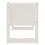 Voir la diapositive 5 : VIDAXL Jardiniere Blanc 78x40x52 cm Bois massif de pin