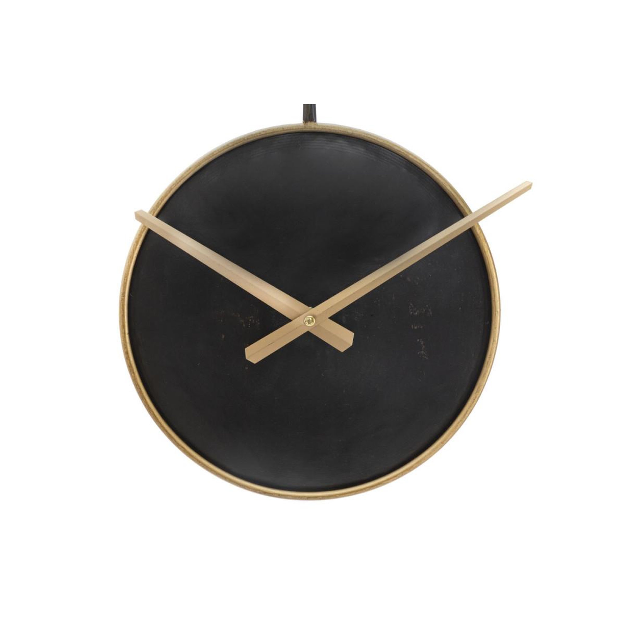 Voir la diapositive 3 : Paris Prix Horloge murale en métal  pearl  61cm noir