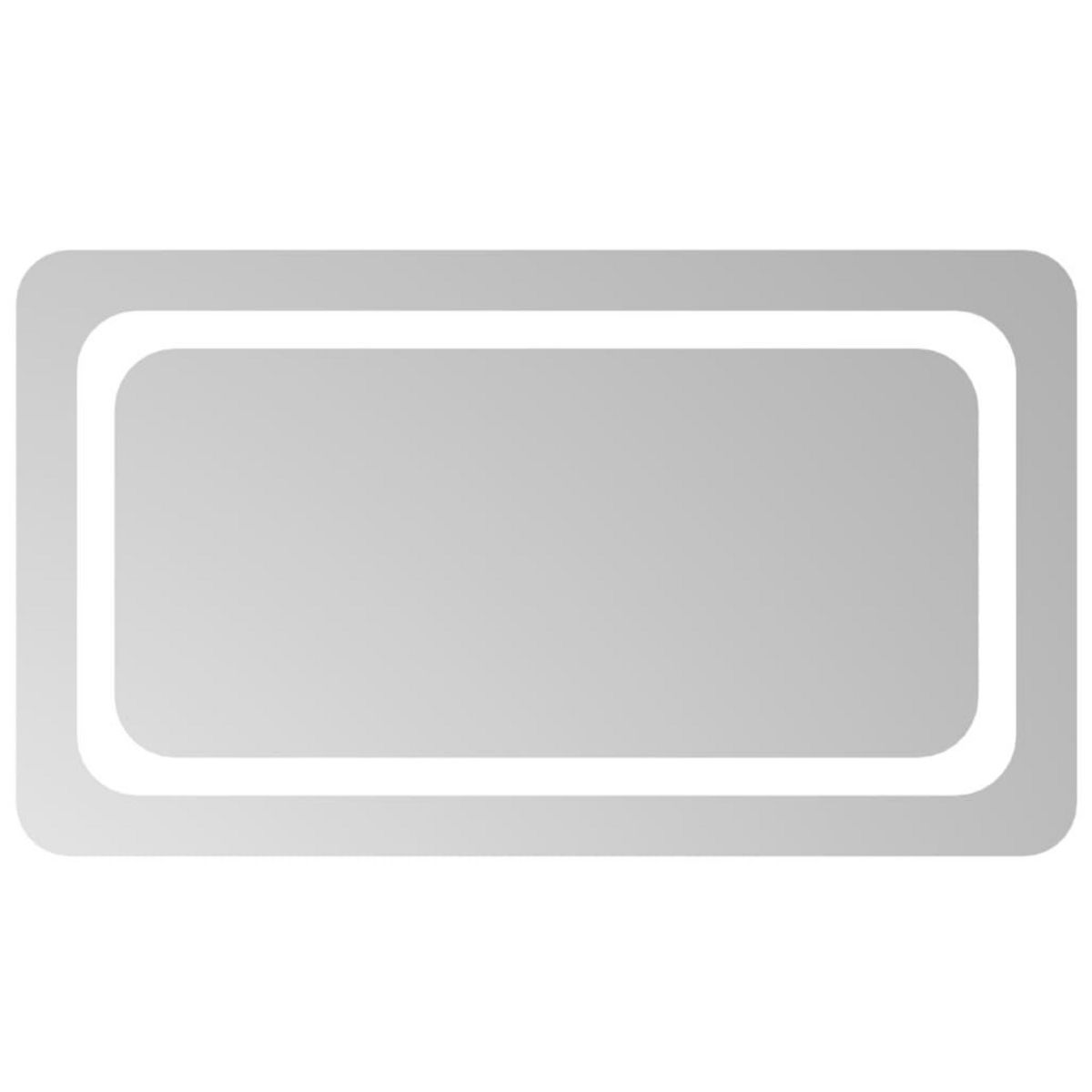 VIDAXL Miroir de salle de bain a LED 70x40 cm