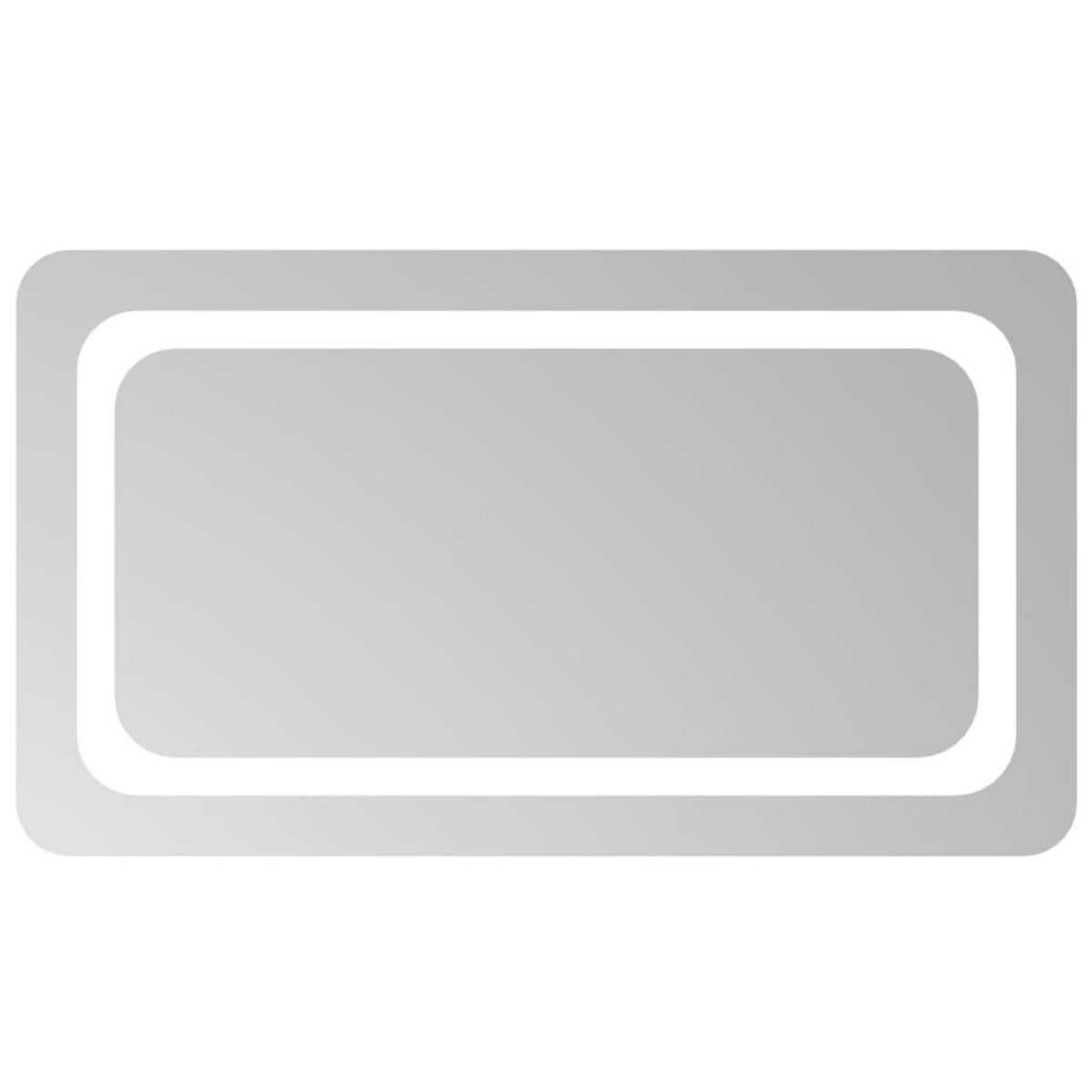 VIDAXL Miroir de salle de bain a LED 70x40 cm