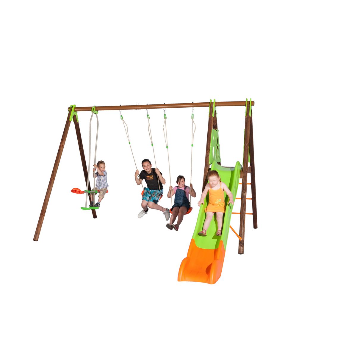 trigano Portique balançoire Bois/Métal Maralinga