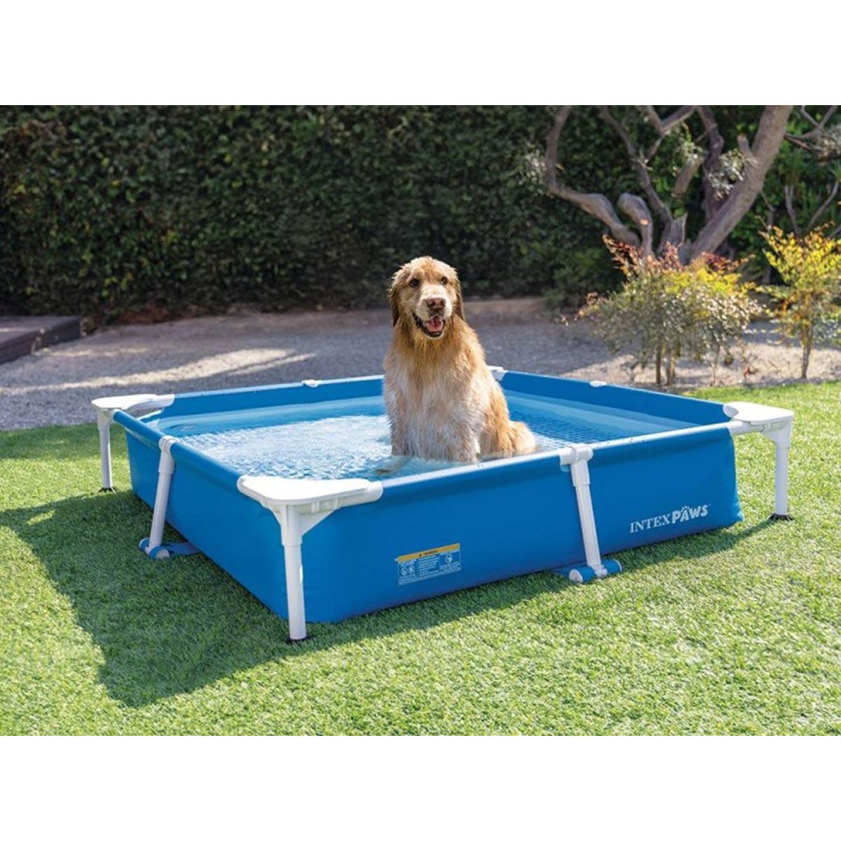 INTEX Piscine tubulaire carrée pour animaux - Intex