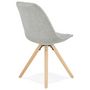 Voir la diapositive 3 : Paris Prix Chaise Scandinave  Yolanda  82cm Gris & Naturel