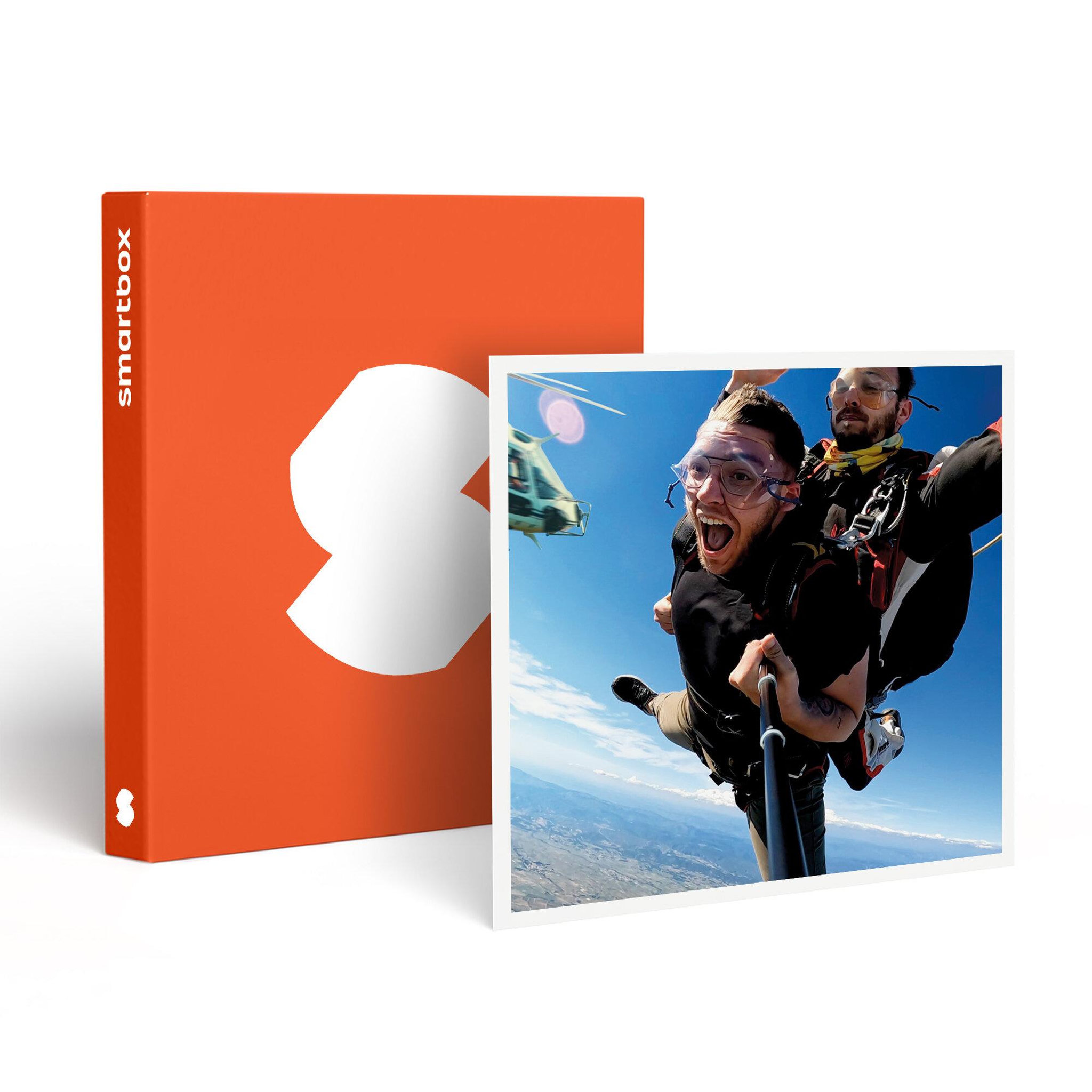 Smartbox Saut en parachute tandem au-dessus des pyrénées à argelès-sur-mer - coffret cadeau sport & aventure