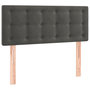 Voir la diapositive 4 : VIDAXL Tete de lit a LED Gris fonce 80x5x78/88 cm Velours