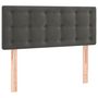 Voir la diapositive 4 : VIDAXL Tete de lit a LED Gris fonce 80x5x78/88 cm Velours