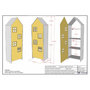 Voir la diapositive 2 : Vipack Armoire Casami Bruges Avec Porte En More Jaune