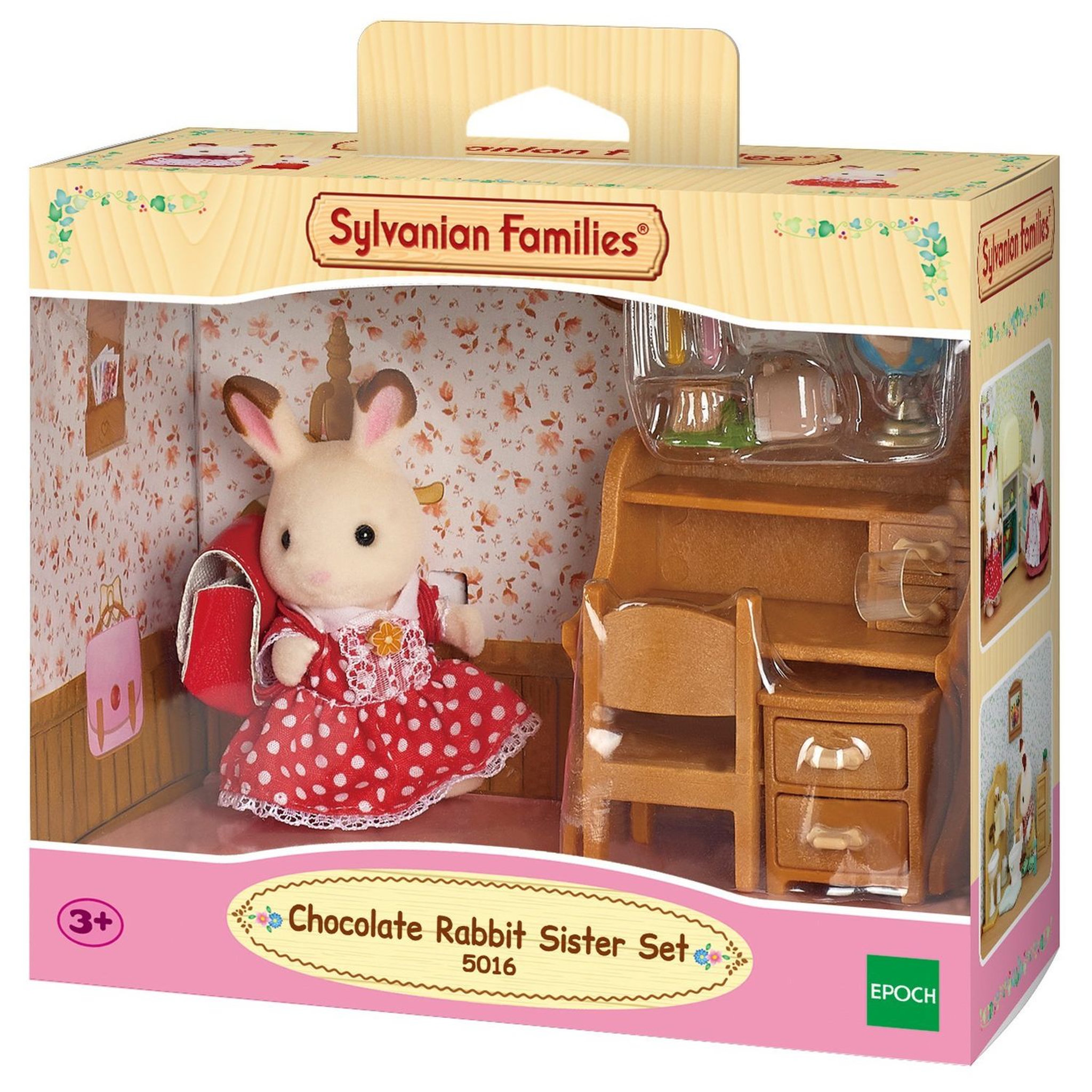 Sylvanian families 5016 - Fille lapin chocolat bureau - Sylvanian Families