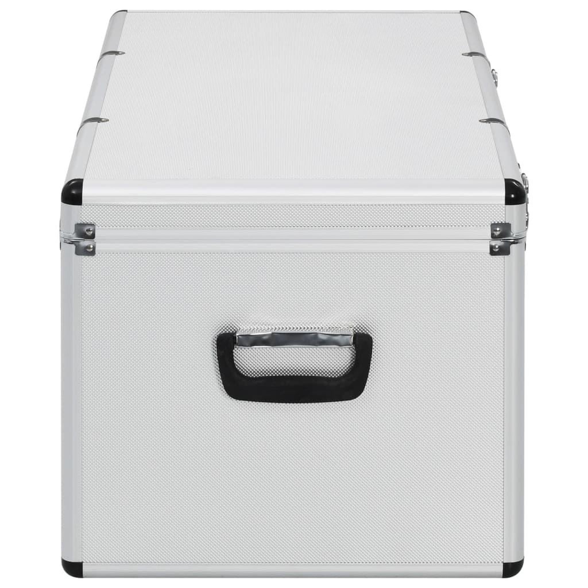 Voir la diapositive 4 : VIDAXL Boîtes de rangement 3 pcs Argente Aluminium
