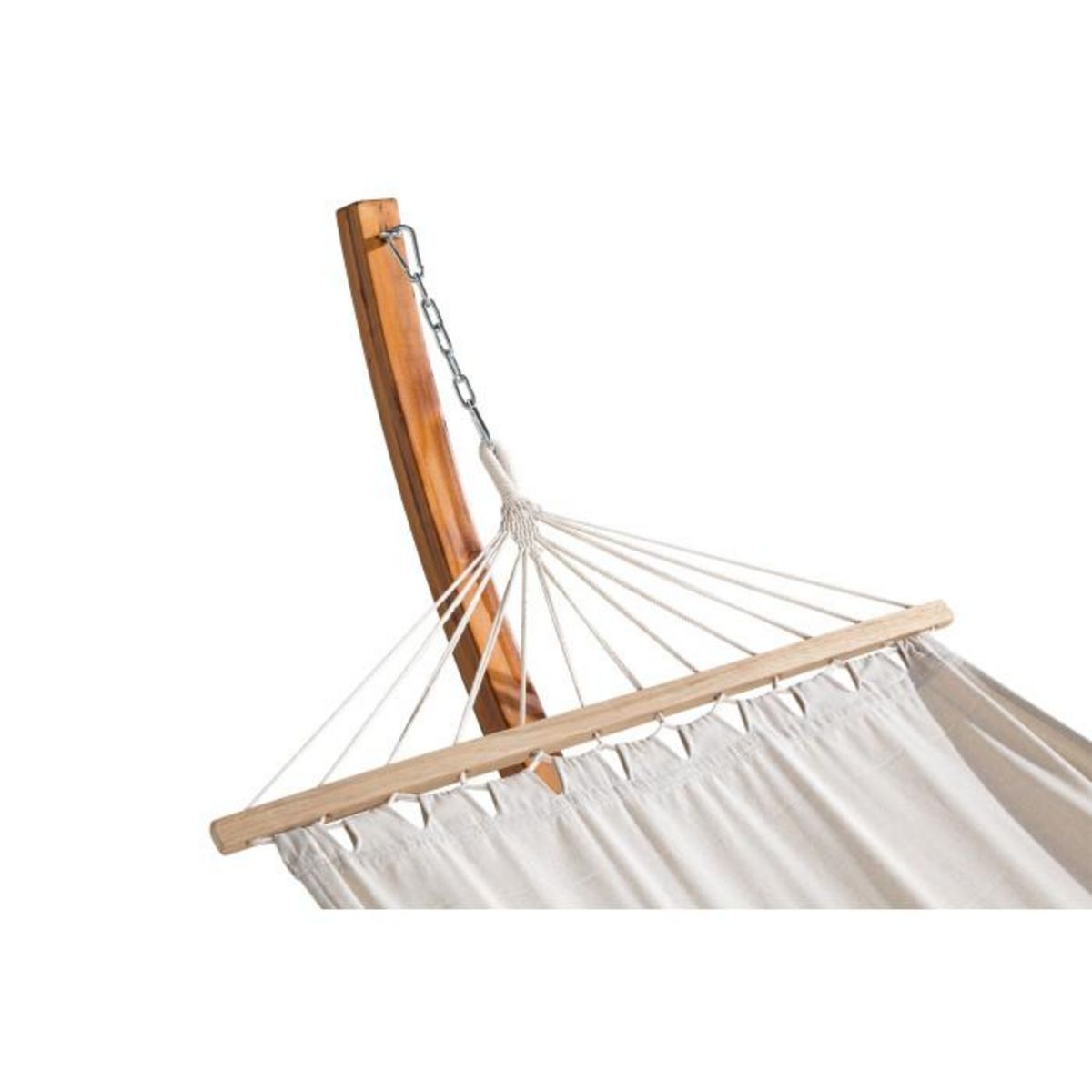 Paris Prix Hamac en Bois  Hedvig  315cm Blanc