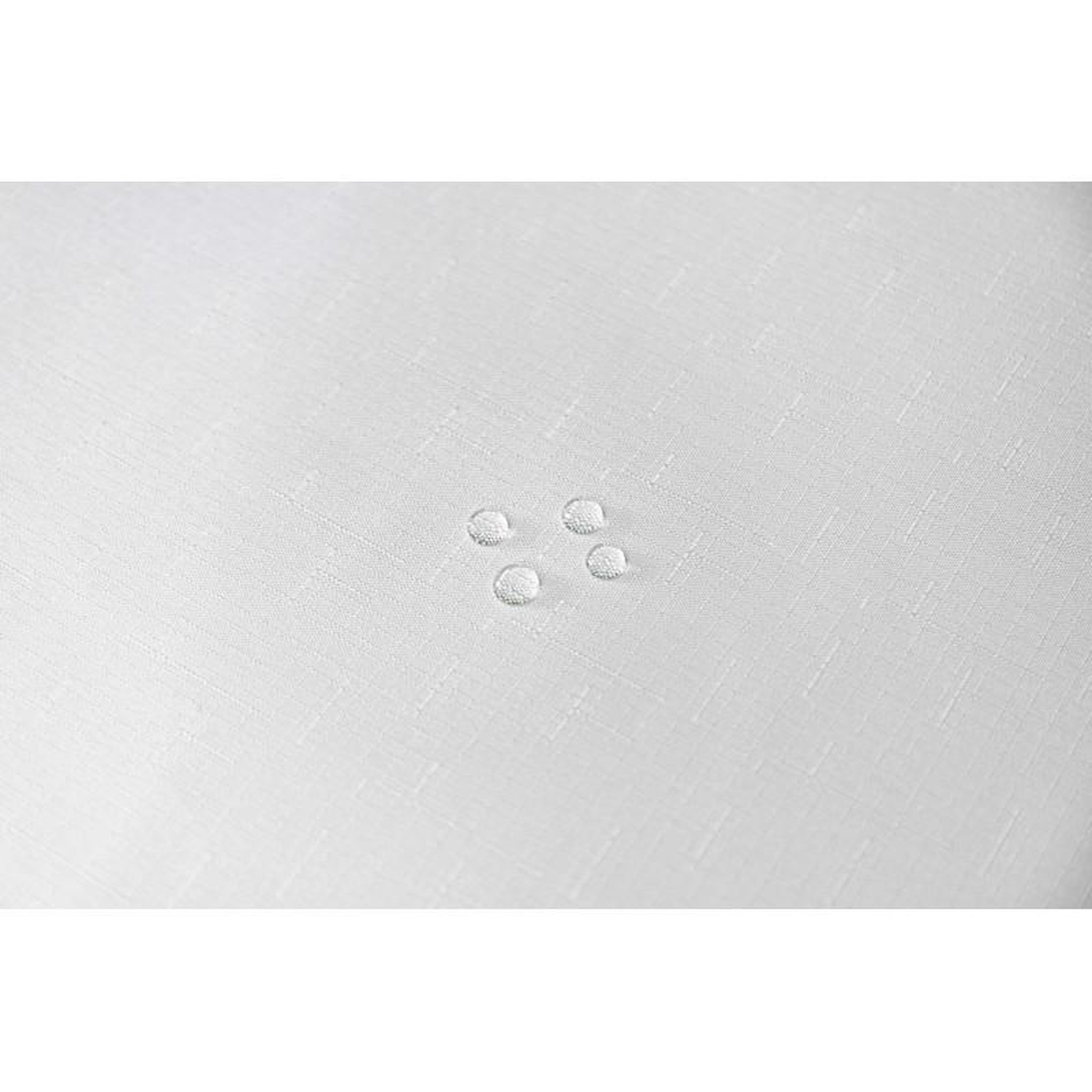 Voir la diapositive 4 : UNIVERS DECOR Nappe antitache unie blanche rectangulaire 145 x 240 cm - blanc -