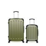 BLUESTAR BLUESTAR - LOT DE 2 - Valises grand format et cabine MADRID. Coloris disponibles : Noir, Gris, Rose, Beige, Bleu