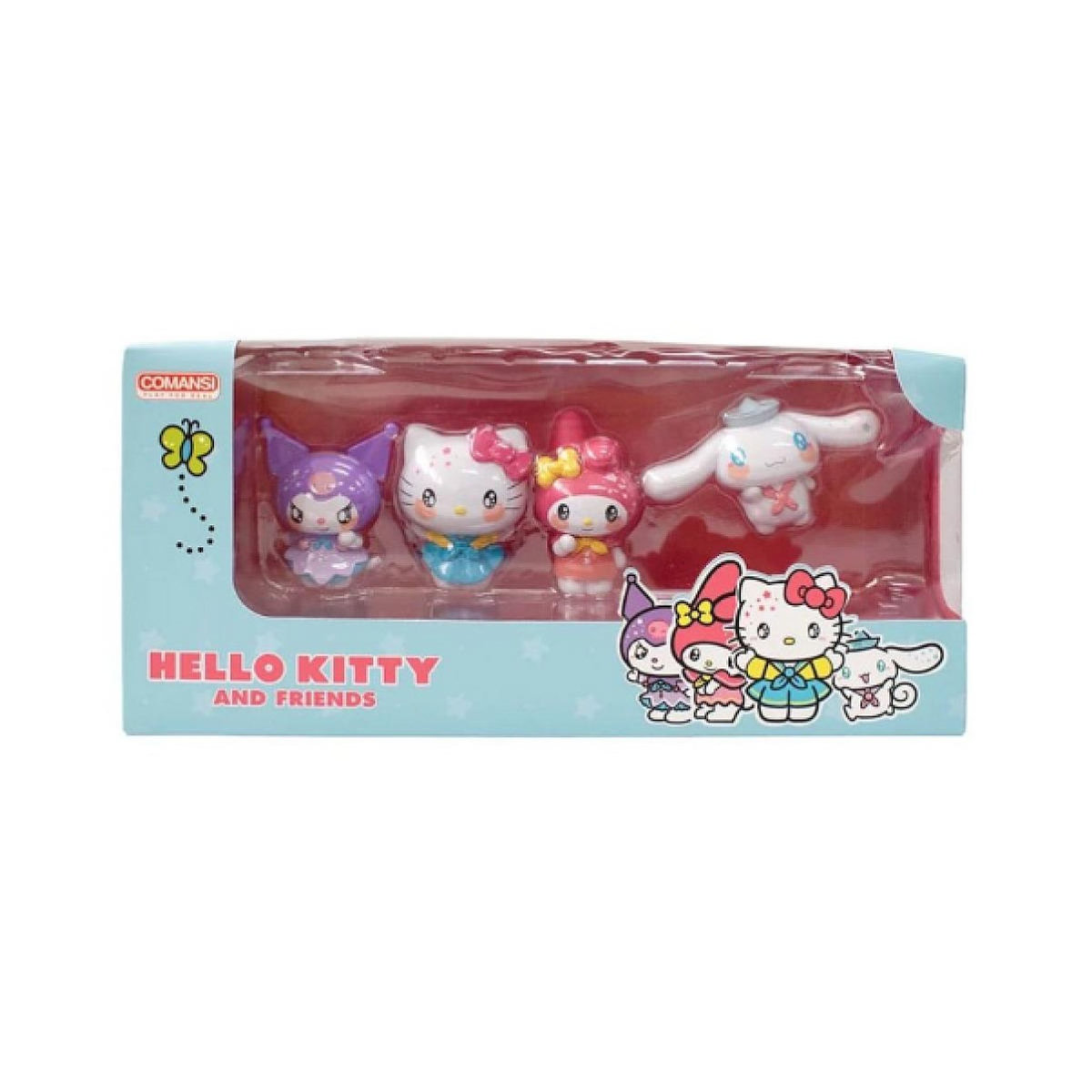 Comansi set de collection hello kitty and friends - 4 personnages