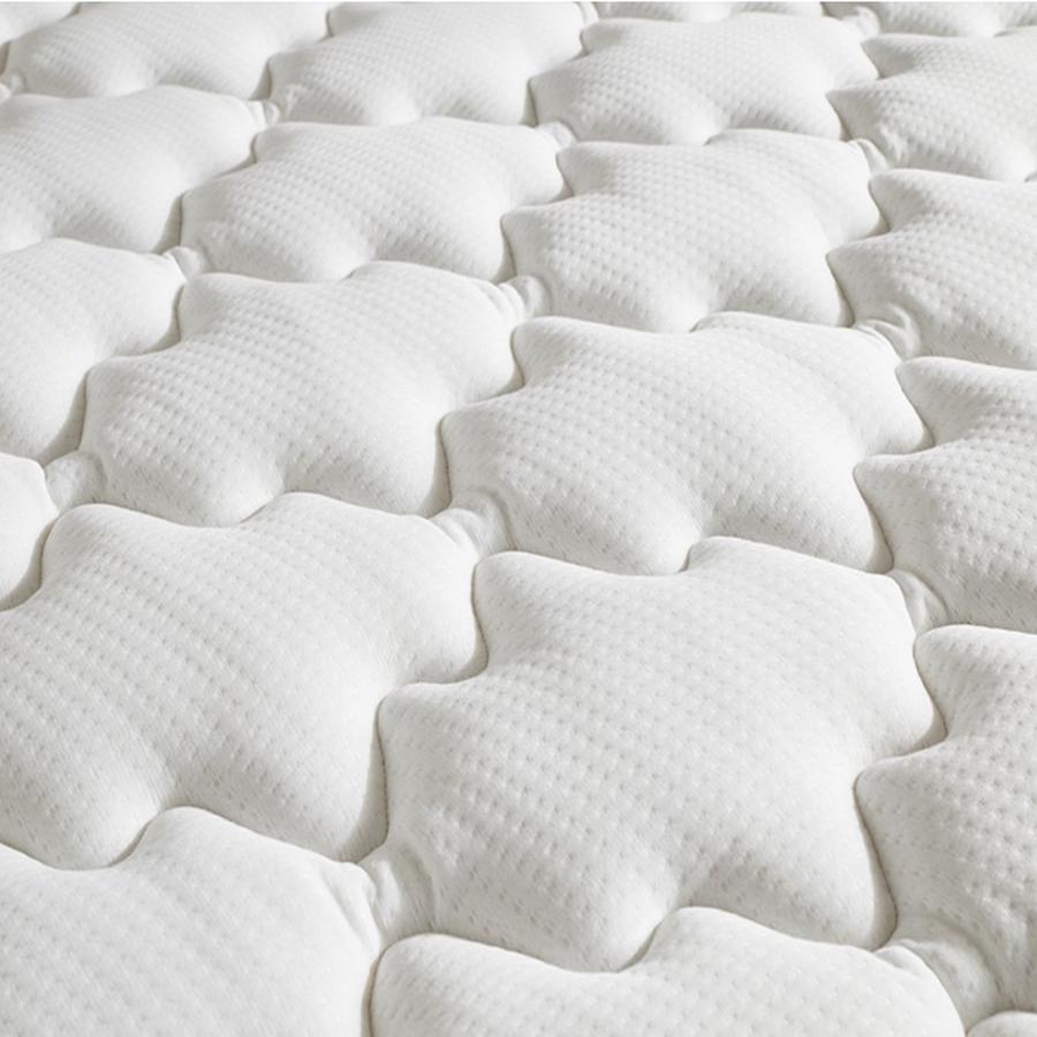 Voir la diapositive 7 : Ensemble matelas 792 Ressorts 7 zones Face hiver/été + sommier vert Céladon 160x200 cm HYGGE