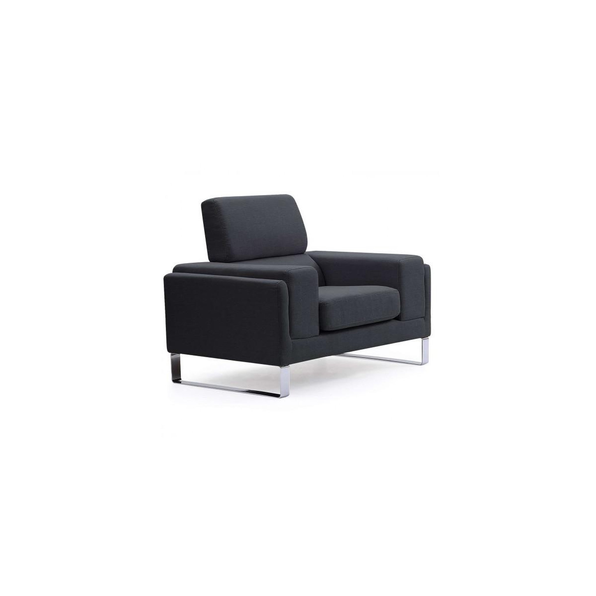 Voir la diapositive 4 : Paris Prix Fauteuil en tissu  ezekiel  104cm noir