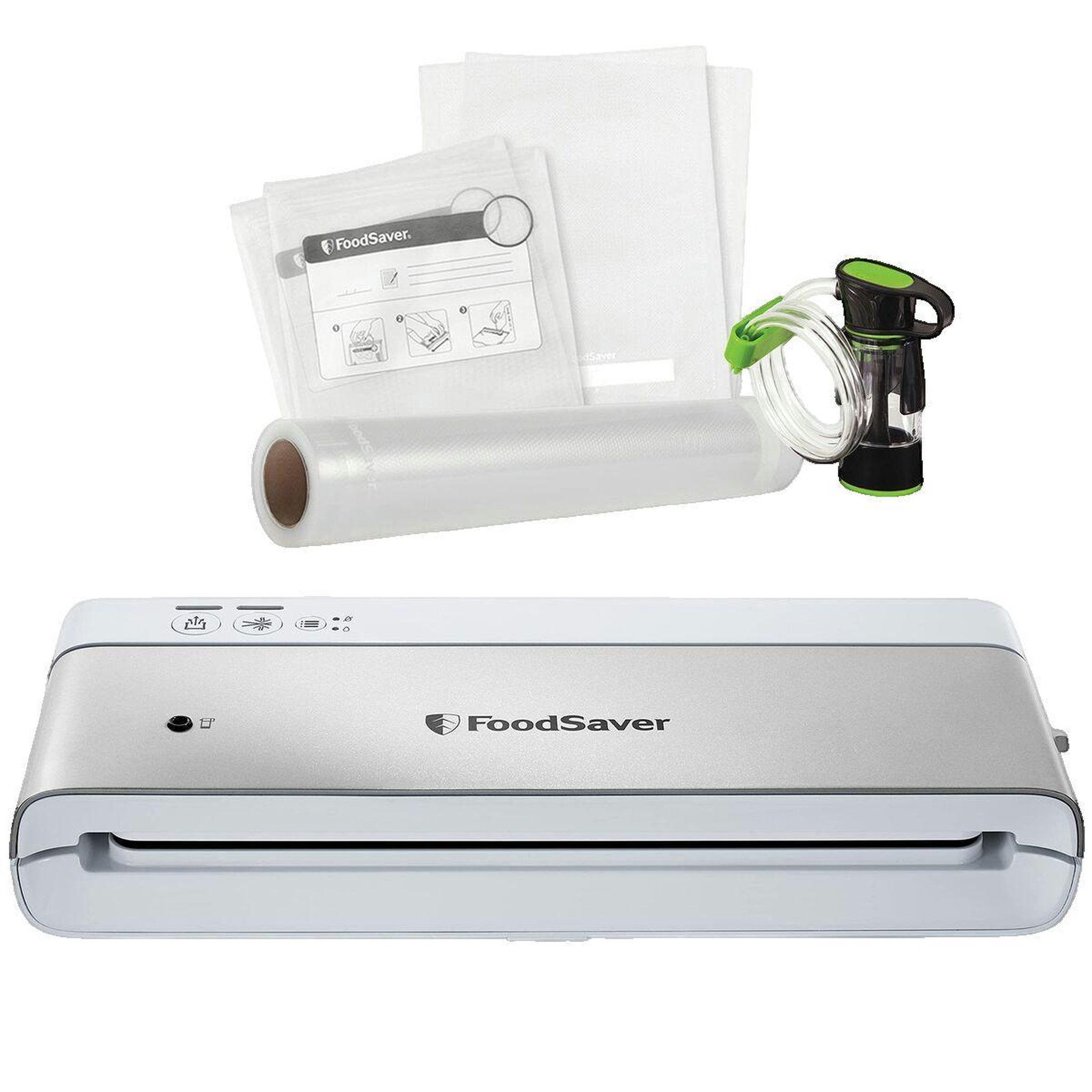FOODSAVER Machine sous vide FoodSaver VS0100X blanc et argent