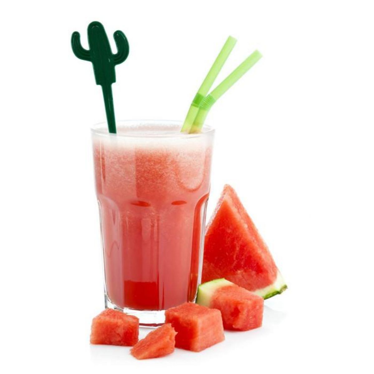 Paris Prix Moule à Glaçons & Agitateur  Cactus  18cm Vert