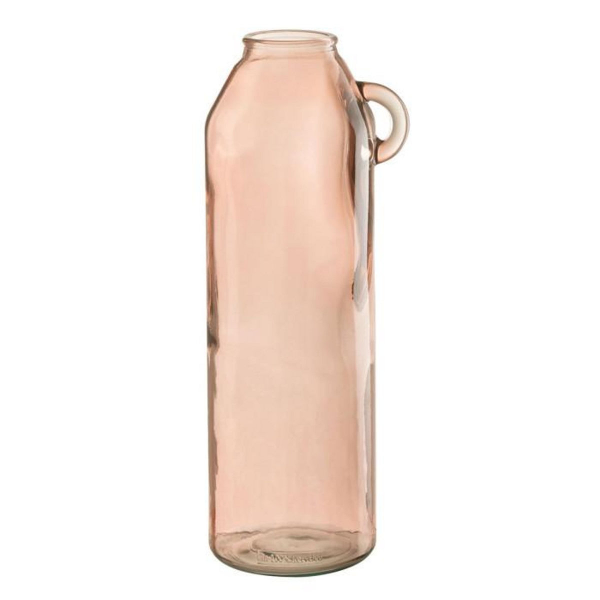 Paris Prix Vase Anse en Verre  Bouteille  45cm Rose