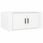 Voir la diapositive 2 : VIDAXL Table basse Blanc 80x50x36 cm Bois d'ingenierie