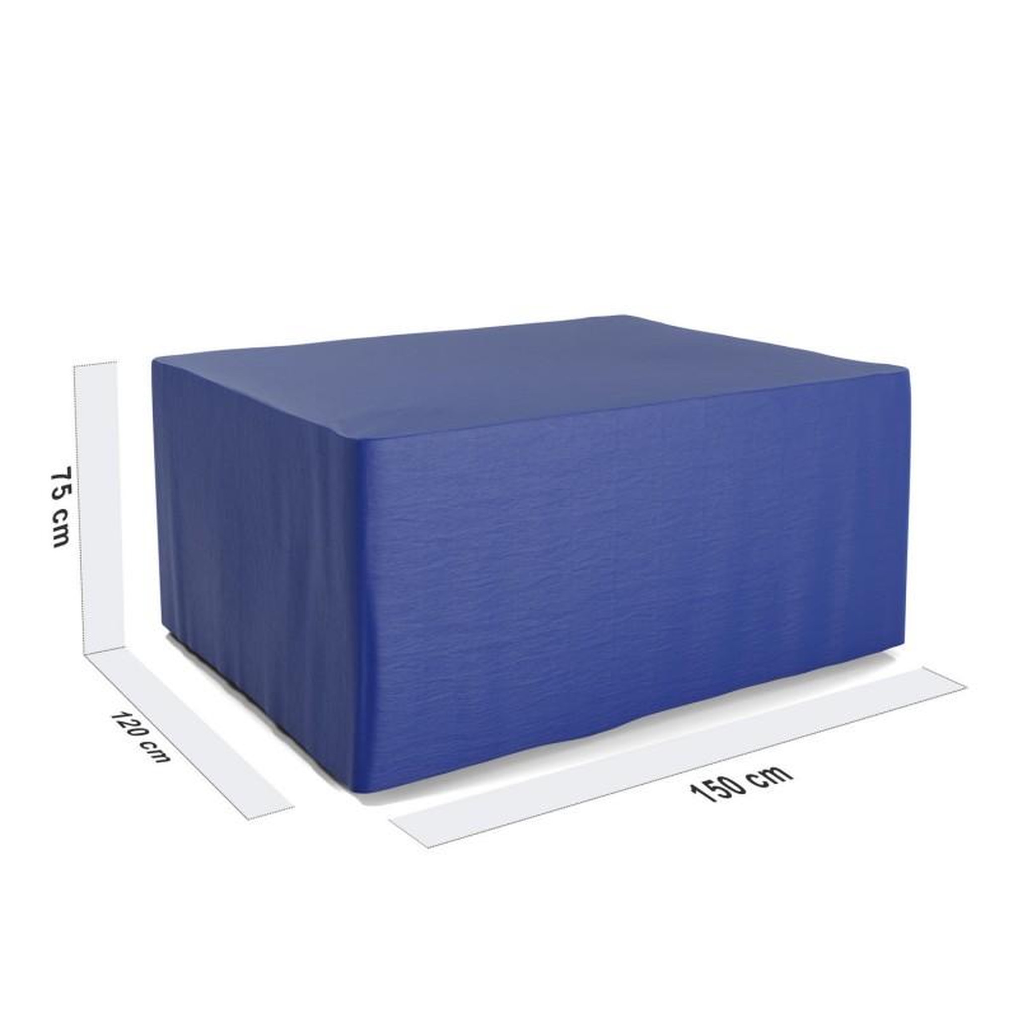 Voir la diapositive 2 : BLUMIE Housse de protection extérieure pour table rectangulaire 150x120x74 cm - Ultra résistant