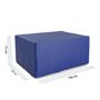 Voir la diapositive 2 : BLUMIE Housse de protection extérieure pour table rectangulaire 150x120x74 cm - Ultra résistant