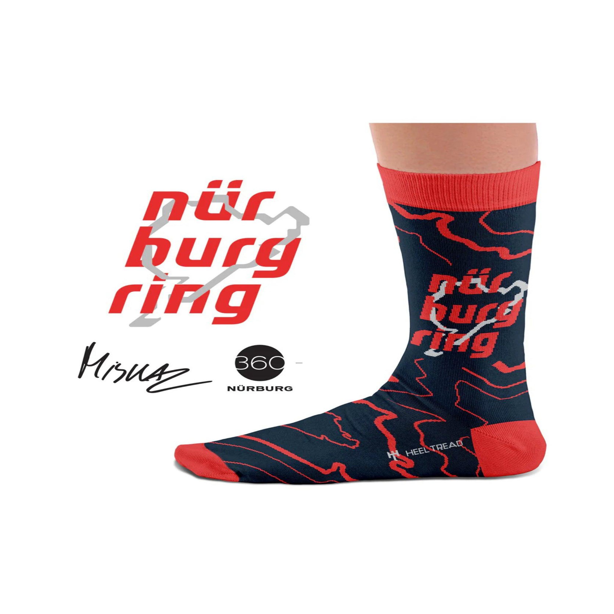 Voir la diapositive 3 : SOCK AFFAIRS Chaussettes lettrage nürburgring