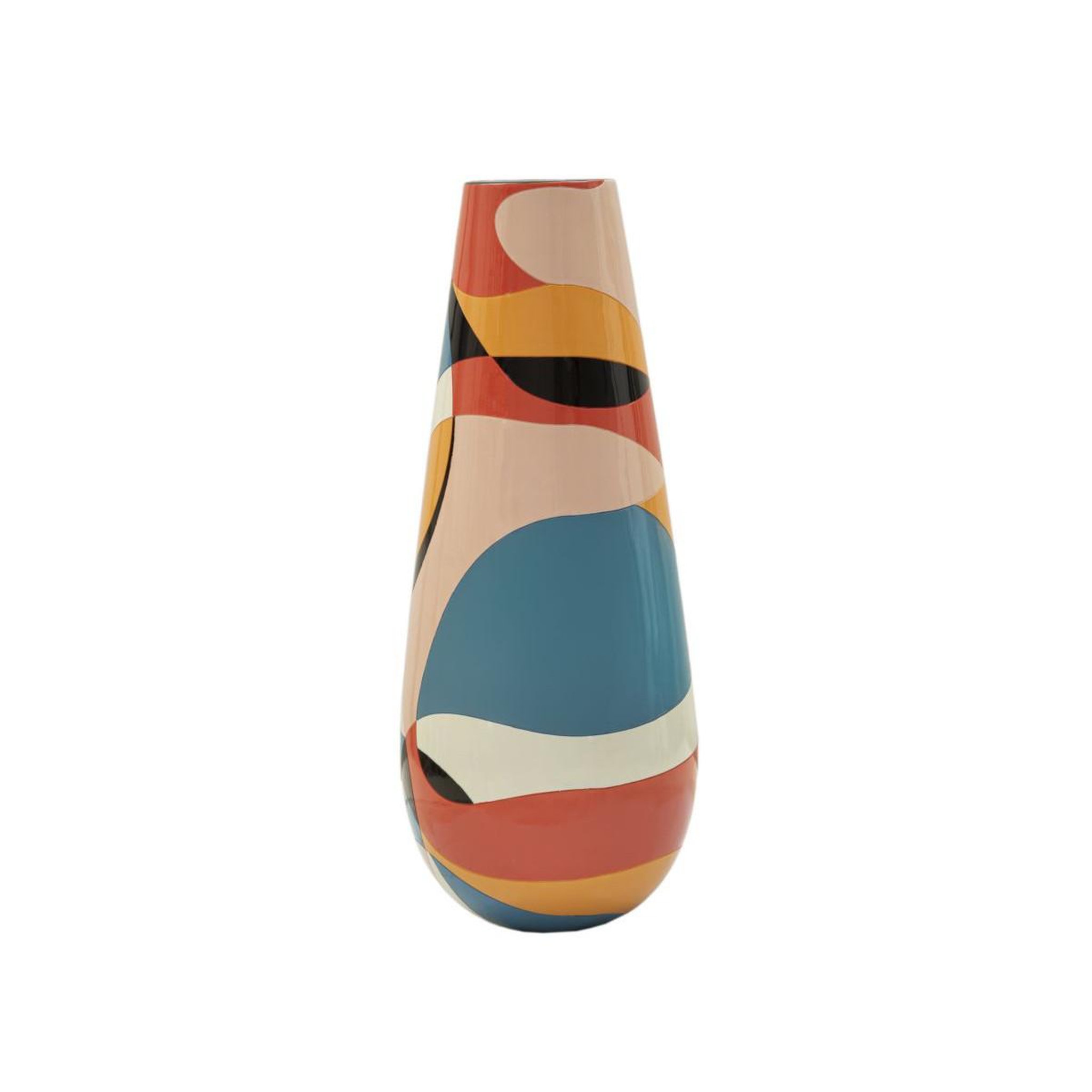 Paris Prix Vase haut en résine  rubic  92cm multicolore