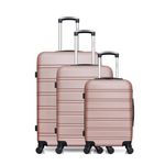 HERO HERO - Set de 3 Valises RENOSO 75 cm 4 Roues. Coloris disponibles : Bleu