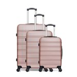 HERO HERO - Set de 3 Valises RENOSO 75 cm 4 Roues. Coloris disponibles : Bleu