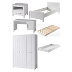 Paris Prix Chambre Complète Enfant 6P  Erik III  Blanc