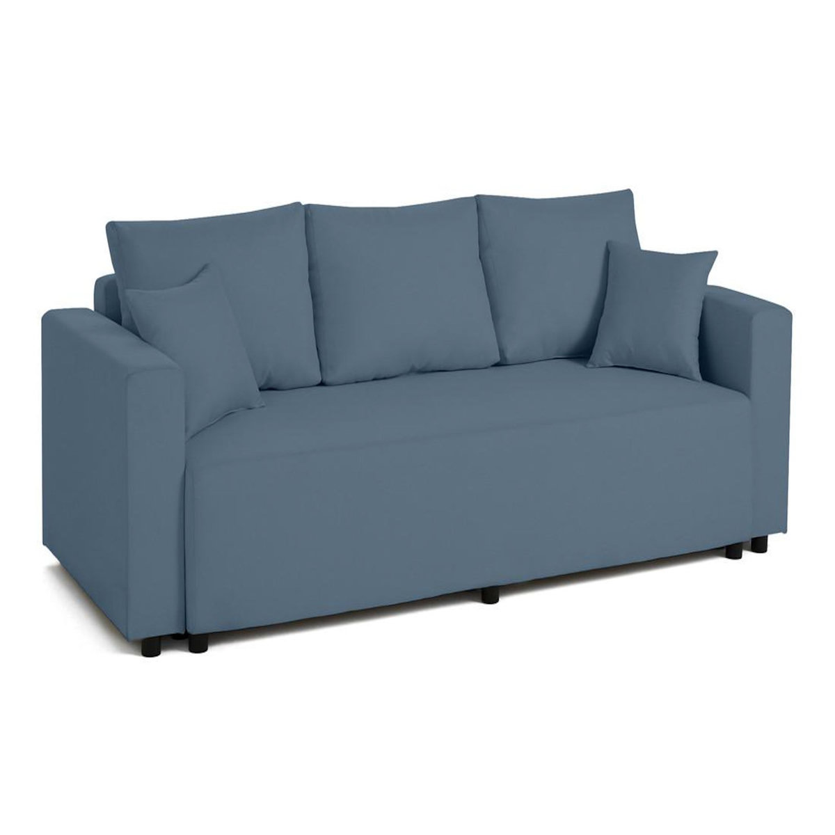 BEST MOBILIER Regala - canapé 3 places - convertible avec coffre - en tissu