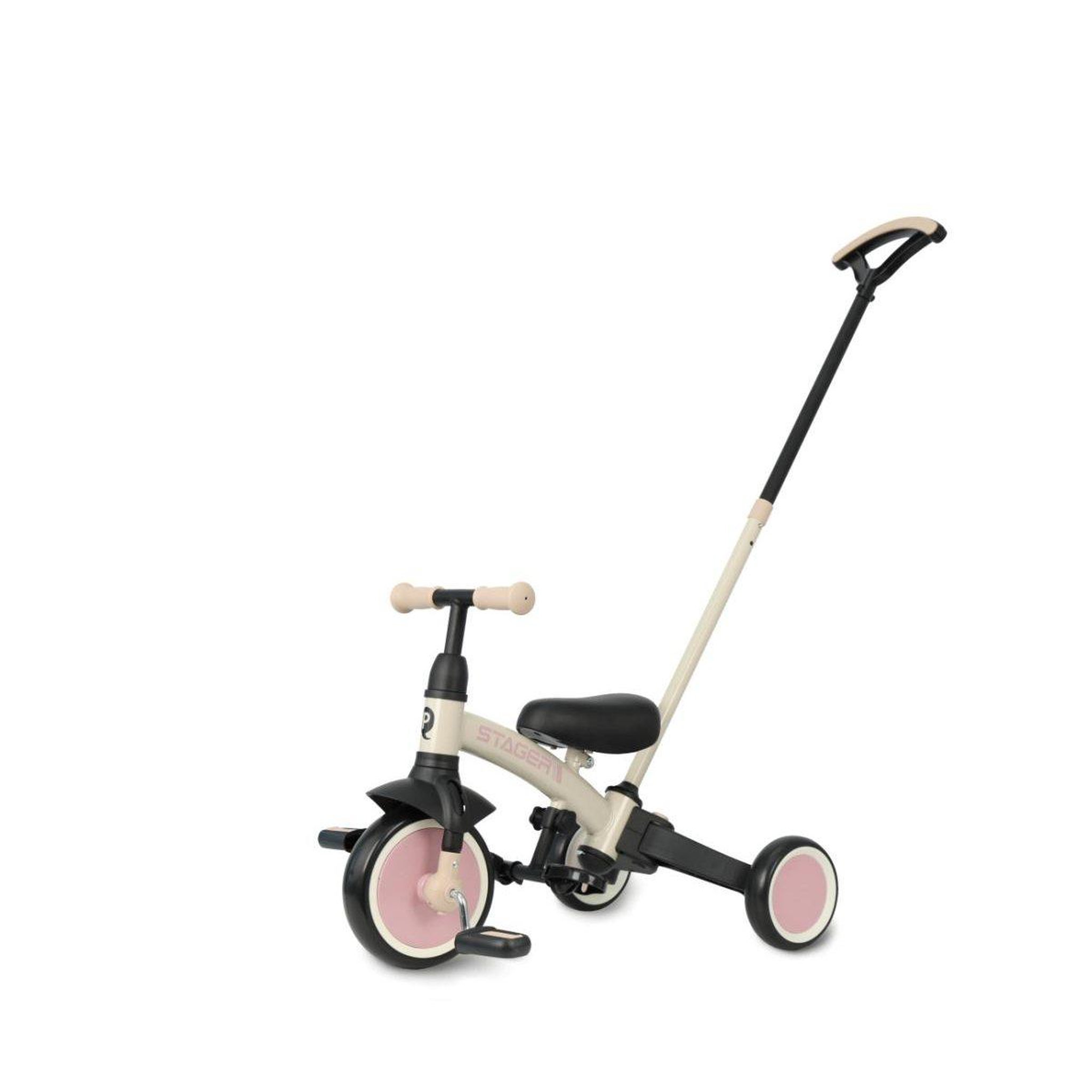 QPLAY Tricycle  stager 3-en-1 rose