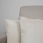 Voir la diapositive 3 : MATELAS POUR TOUS MATELAS POUR TOUS | Lot de 2 coussins velours côtelé MALO | Beige