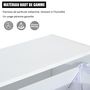 Voir la diapositive 6 : HOMCOM Armoire à chaussures meuble à chaussures dim. 60L x 24l x 80H cm 2 portes abattantes blanc