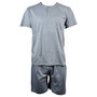 Voir la diapositive 1 : OZABI Pyjama Court Homme ECO HOMEWEAR