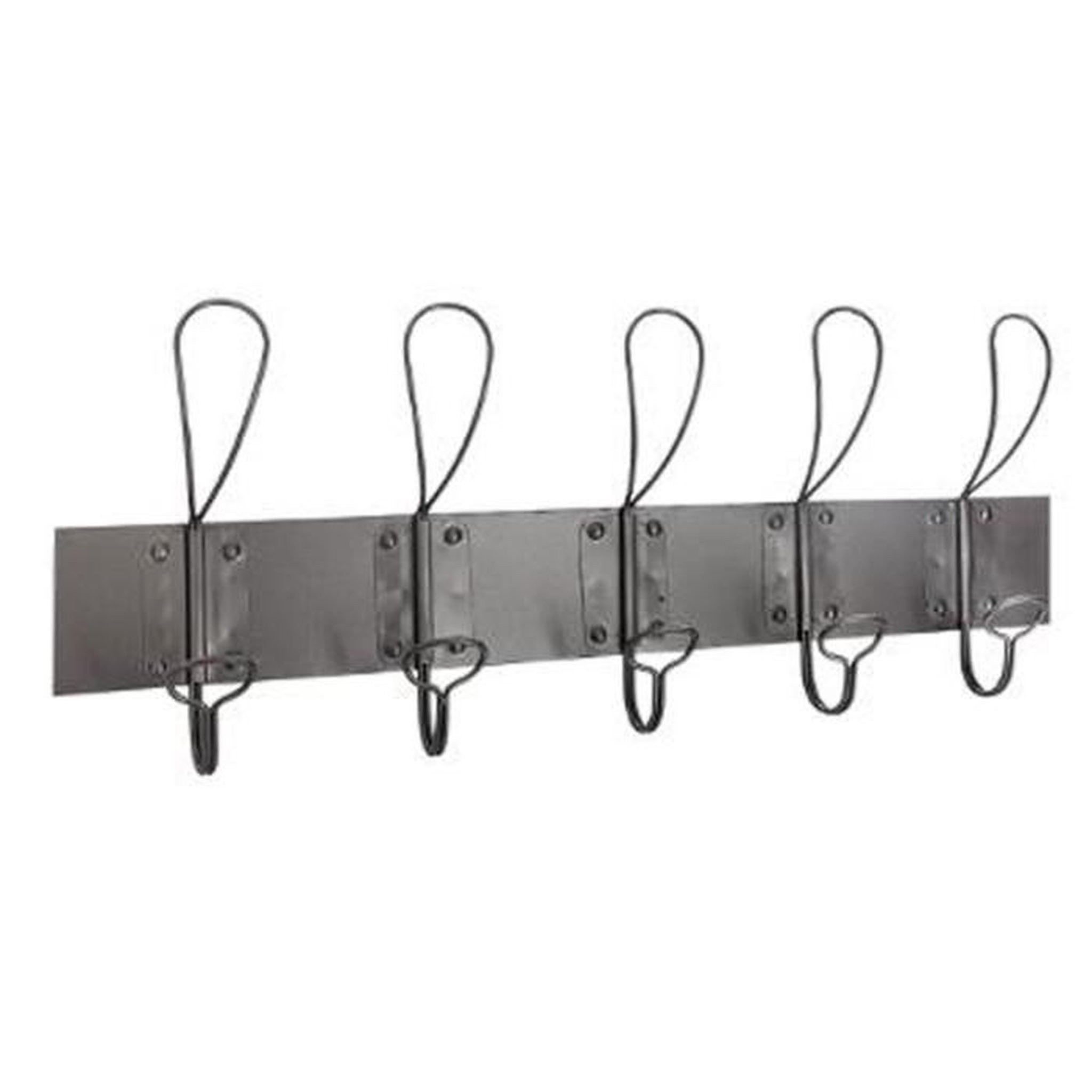 Voir la diapositive 1 : ATMOSPHERA Patère en Métal 5 Crochets  Factory  65cm Gris