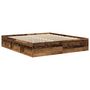 Voir la diapositive 4 : VIDAXL Cadre de lit sans matelas vieux bois 200x200 cm bois ingenierie