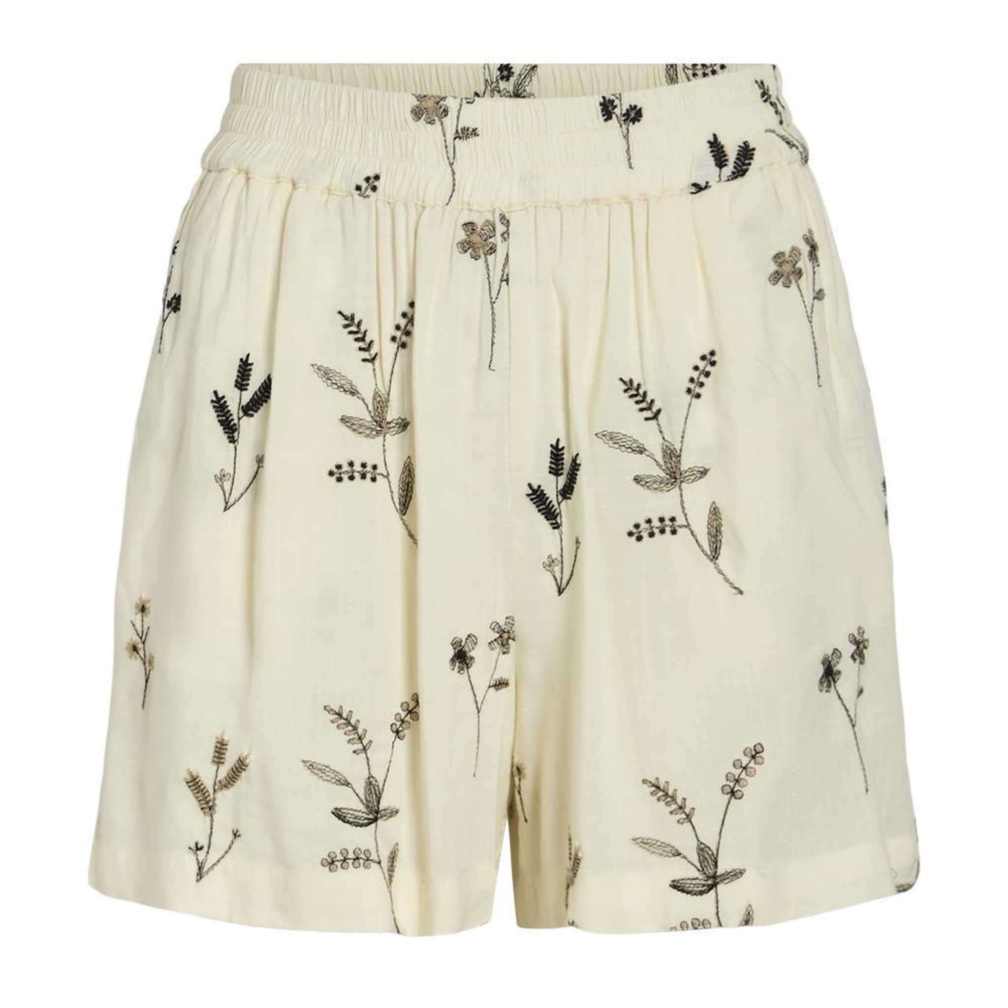 Vila Short Écru/Noir Femme Vila Viwillis. Coloris disponibles : Beige